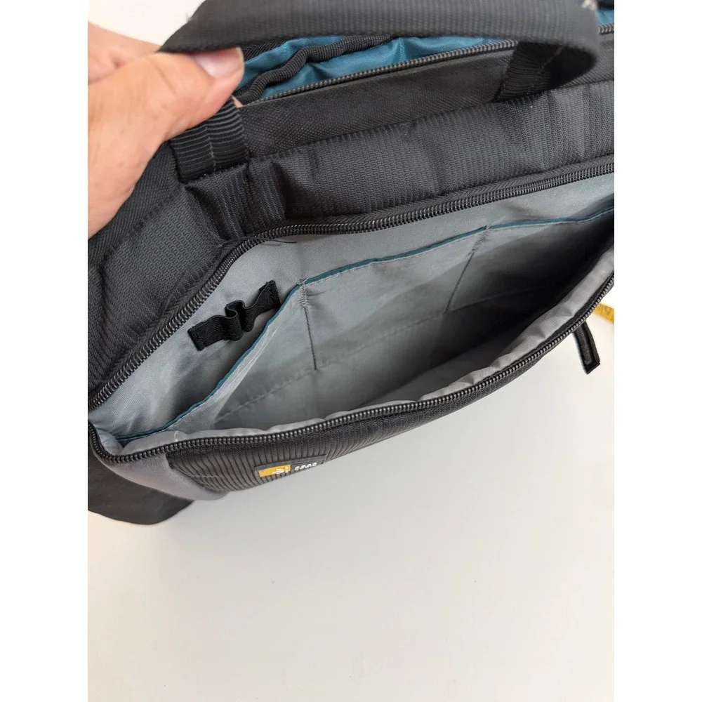 Case Logic Black Laptop Messenger‎ Bag Briefcase Shoulder Strap Travel Case